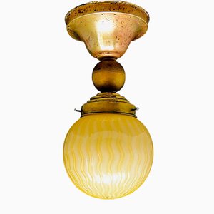 Lámpara colgante estilo Art Déco, años 30