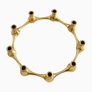 Lampadario in ottone di Jens Quistgaard, Danimarca, anni '60