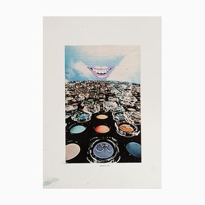 Sergio Barletta, Abstract Composition, Original Collage, 1975