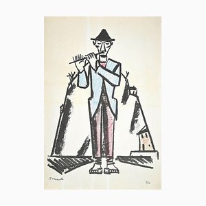 Pietro Morando, Piper, Lithographie Originale, 1960s