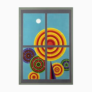 Leo Guida, Window 1, Original Screen Print, 1990s