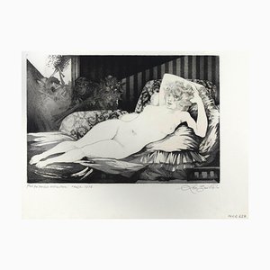 Leo Guida, La Maja, Original Etching, 1973