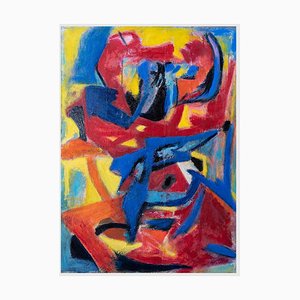 Giorgio Lo Fermo, Expressionismus, Original Öl auf Leinwand, 1983