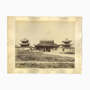 Sconosciuto, antiche vedute di Shangai, Tempio di Buddha, fine XIX secolo