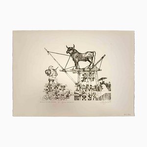 Leo Guida, Gli Anni Del Dolore, Original Radierung, 1975