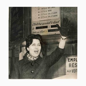 Associated Press Fotograf, Vintage Portrait von Anna Magnani, Mitte des 20. Jahrhunderts, Fotografie-Druck