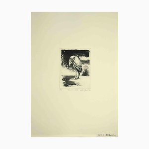 Leo Guida, Oiseau, Gravure à l'Eau-Forte, 1970s