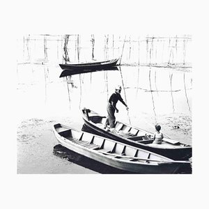 Harold Miller Null, Fisherman with Child, Fotografía original, años 50