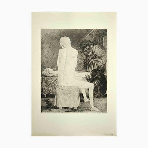 Leo Guida, The Silence, Original Etching, 1970s