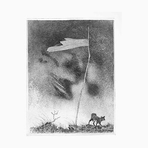 Leo Guida, The Flag, Original Etching, 1970s