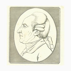 Thomas Holloway, Retrato, Grabado original, 1810