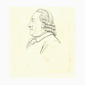 Thomas Holloway, Retrato, Grabado original, 1810