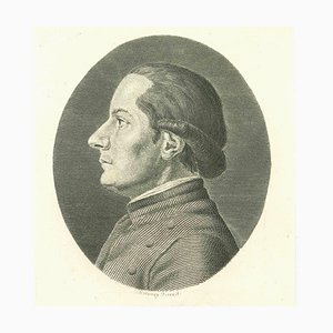 Thomas Holloway, Portrait, Original Etching, 1810