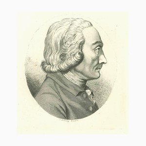 Thomas Holloway, Portrait, Original Etching, 1810