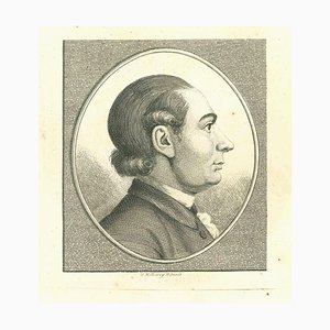 Thomas Holloway, Portrait, Original Etching, 1810