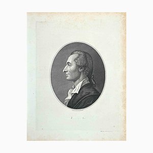 James Caldwall, Portrait of J....i, Original Etching, 1810