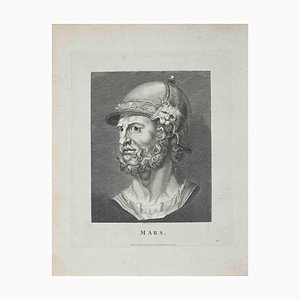 Thomas Holloway, Portrait de Mars, Gravure à l'Eau-Forte, 1810