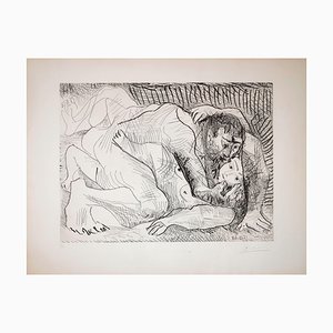 Pablo Picasso, L'Etreinte II, Original Etching, 1963