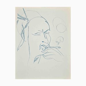 Raoul Dufy, Study for Self-Portrait, Original Lithographie, 1930er