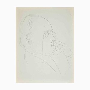 Raoul Dufy, Study for Self-Portrait, Original Lithographie, 1930er