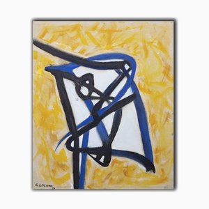 Giorgio Lo Fermo, Abstract Expression, Original Oil on Canvas, 2020s