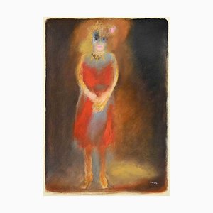 Roberto Cuccaro, Venus, Original Gouache on Paper, 2000s