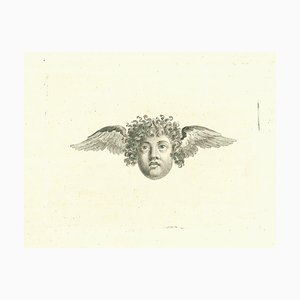 Thomas Holloway, Angel, Original Etching, 1810