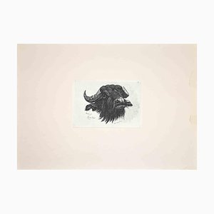 After Charles Coleman, The Buffalo, 1992, Acquaforte originale