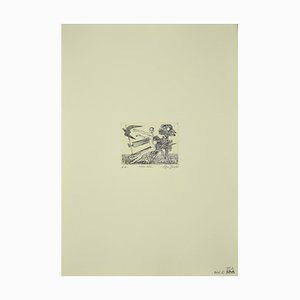 Leo Guida, Does Not Fly, Original Etching, 1989