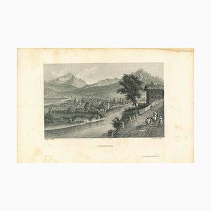 Inconnu, Innsbruck, Lithographie Originale, Début du 19ème Siècle
