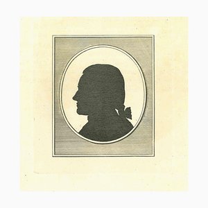 Thomas Holloway, El perfil, Grabado original, 1810