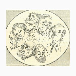 Thomas Holloway, Portraits, Original Etching, 1810