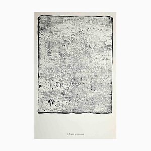 Jean Dubuffet, Traces Grotesques, Original Lithograph, 1959