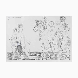 Acquaforte originale di Pablo Picasso, Le Cocu Magnifique, 1968