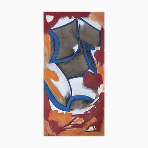 Giorgio Lo Fermo, Abstract Composition, Original Oil on Canvas, 2021