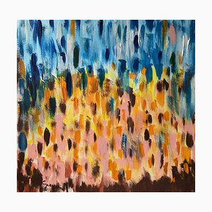 Martine Goeyens, Abstract Composition, Original Painting, 2020