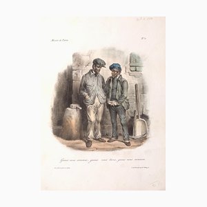 Edmé-Jean Pigal, Miroir de Paris N. 11, Litografia originale, XIX secolo