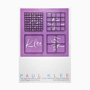 Póster de exposición vintage de Paul Klee, 1979