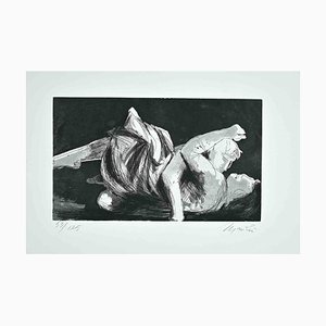 Giacomo Manzú, Lovers II, Original Etching, 1970