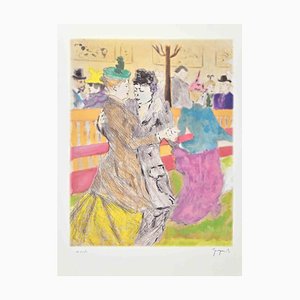 Martine Goeyens, The Dance, Original Lithograph, 2000s