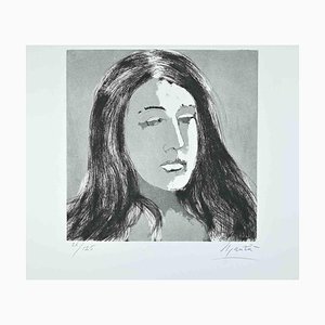 Giacomo Manzú, Inge, Gravure à l'Eau-Forte, 1970