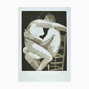 Giacomo Manzú, Lovers I, Original Etching, 1970