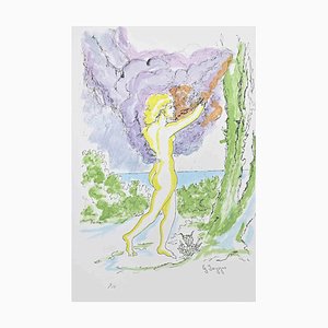 Giuseppe Ingegno, Eurydice, Original Lithograph, 1979