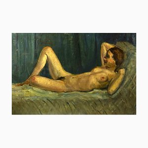 Antonio Feltrinelli, Nude, Original Painting, 1930s