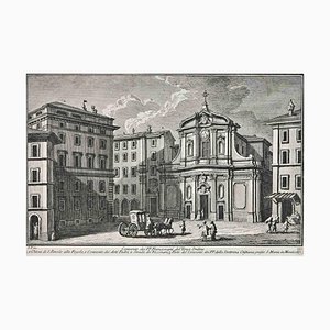 Después de Giuseppe Vasi, Convento di PP. Francescani del Terzo, Grabado, siglo XVIII