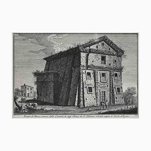 Da Giuseppe Vasi, Tempio di Bacco, Acquaforte, XVIII secolo