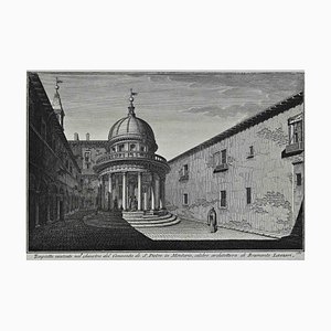 After Giuseppe Vasi, Convento di S.Pietro in Montorio, Etching, 18th Century