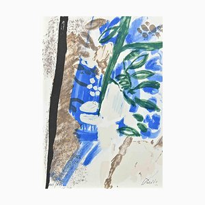 Gastone Breddo, Floral Composition, Original Lithograph, 1973