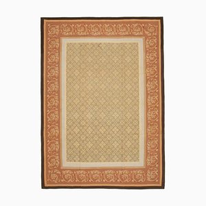 Tappeto Aubusson Kilim marrone