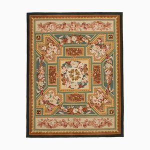 Tapis Kilim Aubusson Beige, 1990s